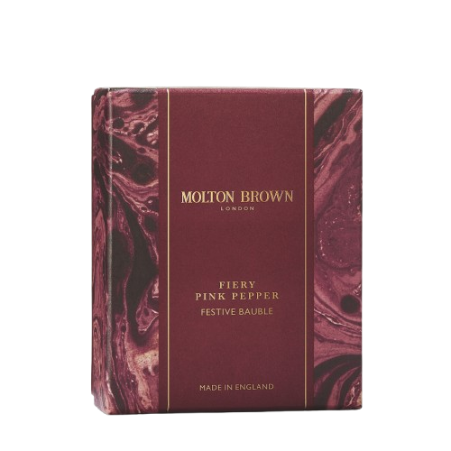 MOLTON BROWN Fiery Pink Pepper Bath & Shower Gel Festive Bauble 75 ml - Гель для ванни та душу "Рожевий перець" - фото №2